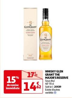 glen grant - whisky the major's reserve