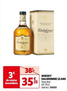 dalwhinnie - whisky 15 ans