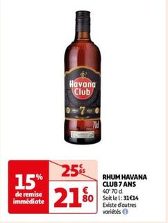 Rhum 7 Ans