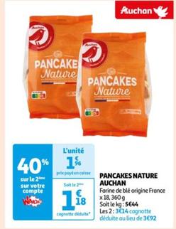 Auchan - Pancakes Nature