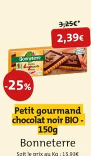 Boneterre - Petit Gourmand Chocolat Noir Bio