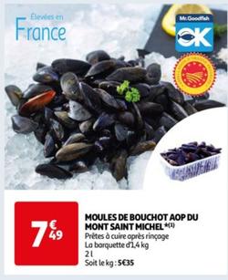 Moules De Bouchot Aop Du Mont Saint Michel