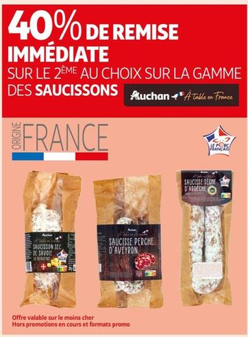 Auchan - Sur La Gamme Des Saucissons
