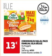 Isla Délice - Cordon Bleu Halal Pack Familial