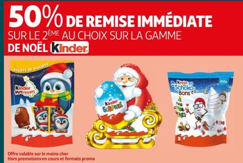 Ferrero - Sur La Gamme De Noël Kinder