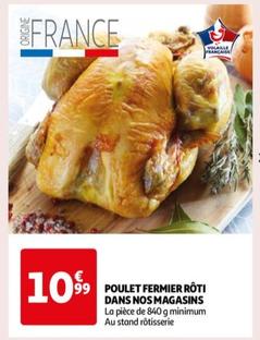 Poulet Fermier Rôti Dans Nos Magasins