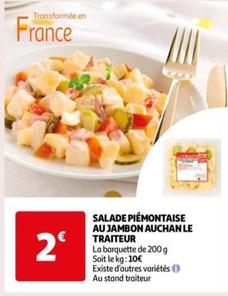 Auchan - Salade Piémontaise Au Jambon Le Traiteur