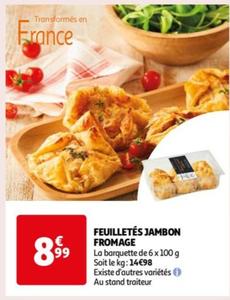 Feuilletés Jambon Fromage