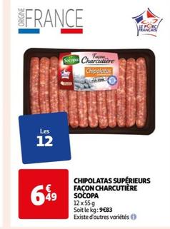 Chipolatas Supérieurs Façon Charcutière