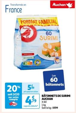 Auchan - Bâtonnets De Surimi