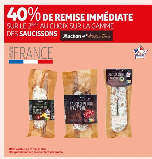 Auchan - Sur La Gamme Des Saucissons