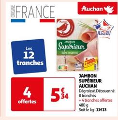 Auchan - Jambon Supérieur