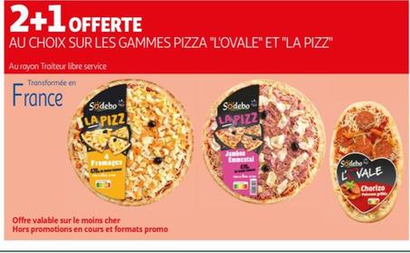 Sur Les Gammes Pizza "l'ovale" Et "la Pizz"