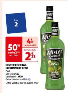 Mister Cocktail - Citron Vert Kiwi