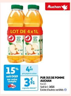 Auchan - Pur Jus De Pomme