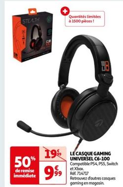 stealth - le casque gaming universel c6-100