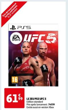 Le Jeu Ps5 Ufc 5