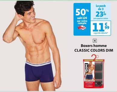 Boxers Homme Classic Colors