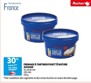 Auchan - Fromage À Tartiner Fouetté Nature