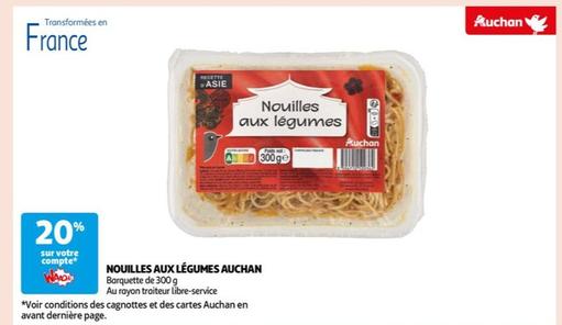 auchan - nouilles aux légumes