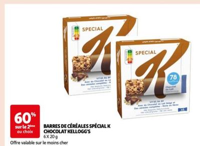barres de céréales spécial k chocolat