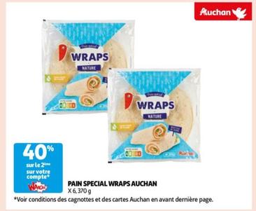 Auchan - Pain Special Wraps