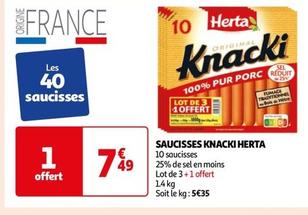 Saucisses Knacki