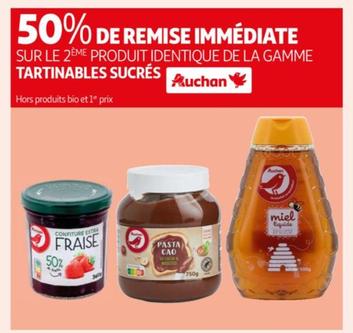 Auchan - La Gamme Tartinables Sucrés