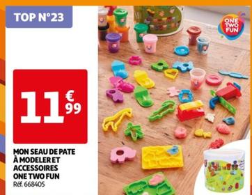 Mon Seau De Pate A Modeler Et Accessoires One Two Fun