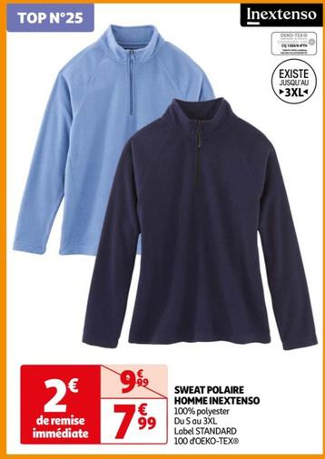 inextenso - sweat polaire homme