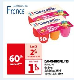 danonino - fruits