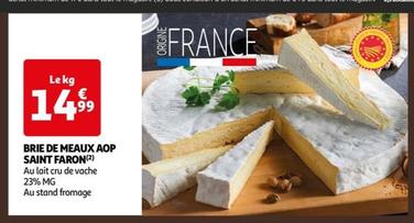 Brie De Meaux Aop Saint Faron