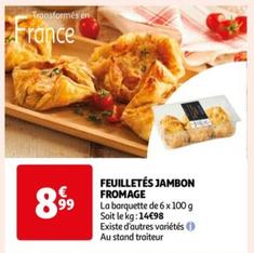 Feuilletés Jambon Fromage