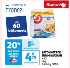 Auchan - Bâtonnets De Surimi