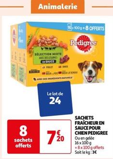 Sachets Fraîcheur En Sauce Pour Chien