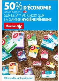 Auchan - Sur La Gamme Hygiène Féminine