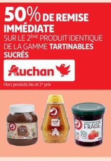 Auchan - Sur Le Produit Identique De La Gamme Tartinables Sucrés
