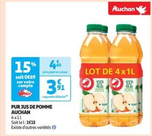 Auchan - Pur Jus De Pomme