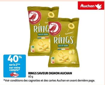 Auchan - Rings Saveur Oignon
