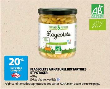 Tartines&potager - Flageolets Au Naturel Bio