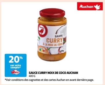 Auchan - Sauce Curry Noix De Coco