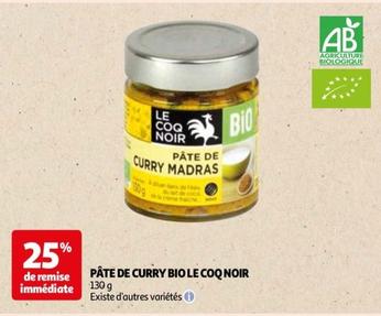 Le Coq Noir - Pâte De Curry Bio