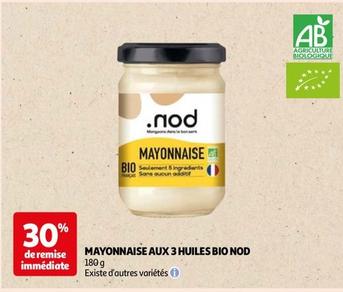 nod - mayonnaise aux 3 huiles bio