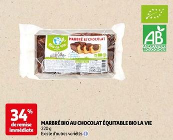 Bio La Vie - Marbré Bio Au Chocolat Équitable