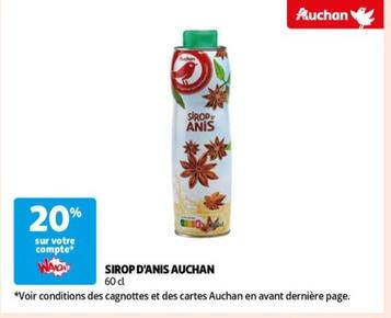 Auchan - Sirop D'anis