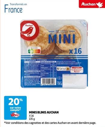 Auchan - Minis Blinis