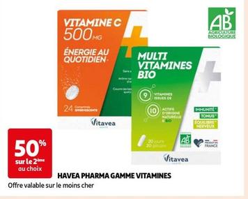 Vitavea - Havea Pharma Gamme Vitamines