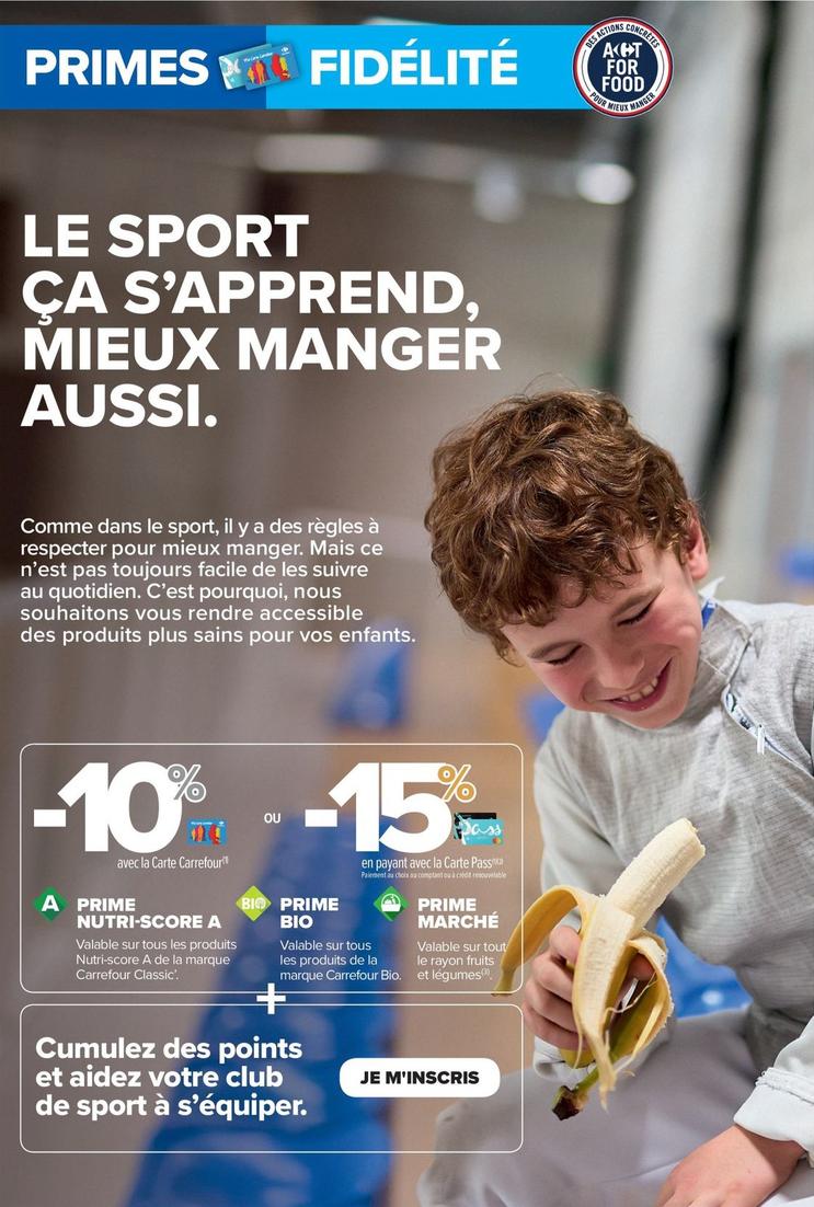 Le Sport Ça S’apprend, Mieux Manger Aussi