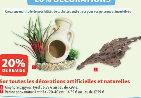 Sur Toutes Les Décorations Artificielles Et Naturelles Amphore Papyrus Tyrol