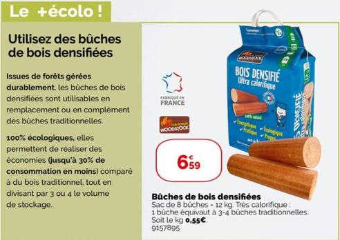 Woodstock - Buches De Bois Densifiees